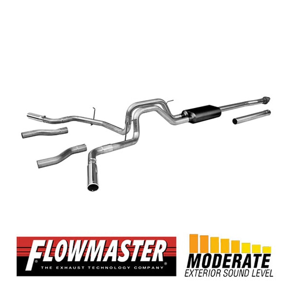 【FLOWMASTER 正規品】フォースIIキャタバックエキゾーストシステム 09-14y F-150 4.6L/5.0L/5.4L 817478 フローマスター