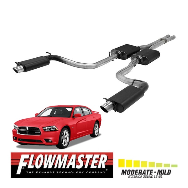 【FLOWMASTER 正規品】フォースIIキャタバックエキゾーストシステム 11-14y チャージャー 300 5.7L 2WD/4WD共通 817502 フローマスター