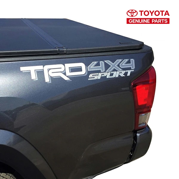 USトヨタ純正 TRD 4x4 SPORT トラックベッドデカール サイド 1枚 サイズ 横幅約55cm 縦約8cm Toyota Racing Development 16-23y トヨタ タコマ 他汎用