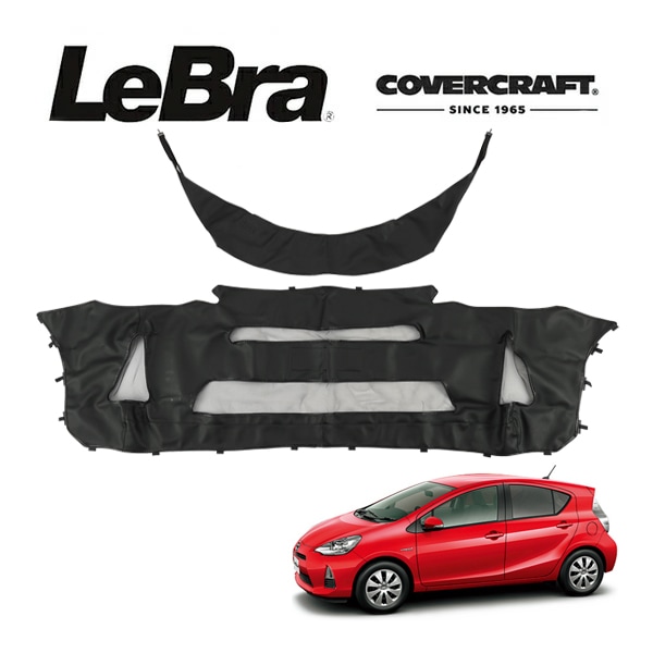 【CoverCraft/LeBra 正規品】専用設計 ノーズブラ フルタイプ フルブラ フロントエンドカバー フードカバー フロントカバー フロントマスク 虫除け 飛び石 対策 トヨタ アクア/プリウスC 10系 カバークラフト