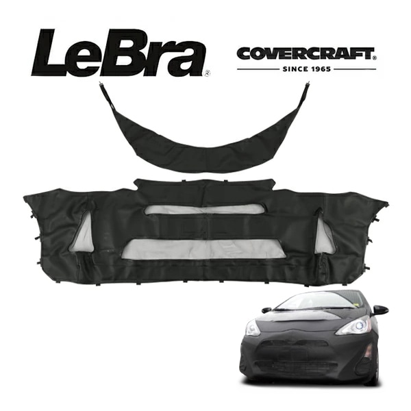 【CoverCraft/LeBra 正規品】トヨタ アクア プリウスC 10系 平成23年12月-26年11月 専用設計 ノーズブラ フルタイプ フルブラ フロントエンドカバー フードカバー フロントカバー フロントマスク 虫除け 飛び石 対策 カバークラフト