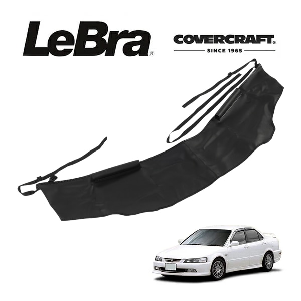 【CoverCraft/LeBra 正規品】専用設計 ノーズブラ ハーフタイプ ボンネットブラ フードカバー フロントカバー フロントマスク 虫除け 飛び石 対策 ホンダ アコード セダン クーペ ワゴン CF/CL系 カバークラフト