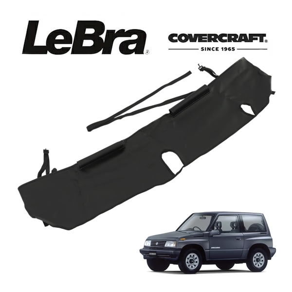 【CoverCraft/LeBra 正規品】専用設計 ノーズブラ ハーフタイプ ボンネットブラ フードカバー フロントカバー フロントマスク 虫除け 飛び石 対策 スズキ エスクード 3ドア T01系 フェンダーフレア無車用 カバークラフト