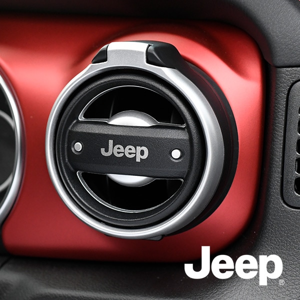 ジープ純正 ドリンクホルダー JPNAJL2519010 JEEPロゴ入 カップホルダー エアコンダクト取付 ジープ JL ラングラー ルビコン/4xe | JT グラディエーター モパー