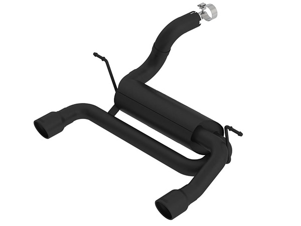 【Borla 正規品】Axle-Back アクスルバック エキゾーストシステム ステンレス マフラー 左右2本出し ツーリング 11962CB ステンレススチール ブラックコートチップ ジープ JL ラングラー ボーラ