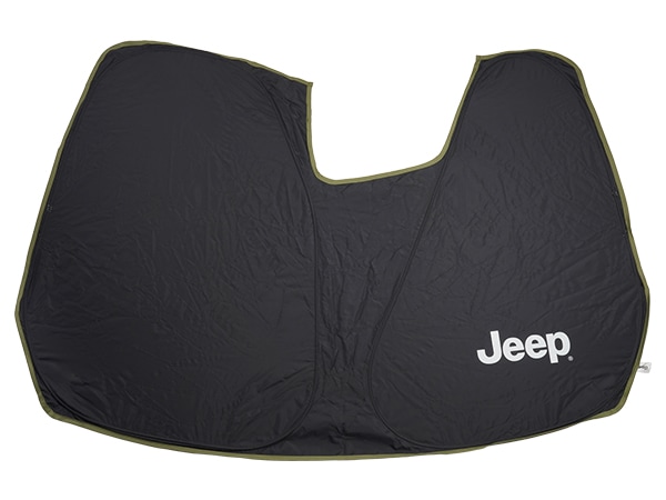 Jeep フロントウィンドウ用サンシェードMOPAR純正 ジープ純正 フロントウインドウサンシェード ドライブレコーダー対応
