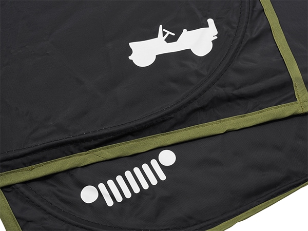 ジープ純正 サイドサンシェード JPNAJL2414100 JEEPロゴ入 フロントドア 左右分 2枚セット 収納袋付 ジープ JL ラングラー ルビコン/4xe含む | JT グラディエーター モパー