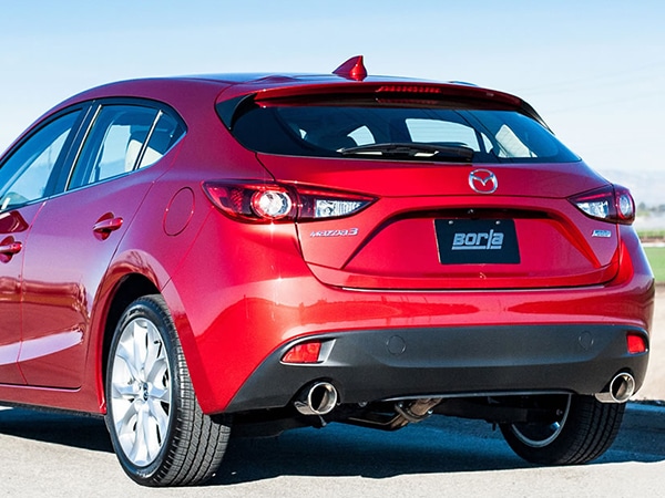 【Borla 正規品】Axle-Back アクスルバック エキゾーストシステム ステンレス マフラー 左右2本出し Sタイプ 11918 ステンレススチール シルバーチップ マツダ アクセラ BM系 / BY系 ボーラ