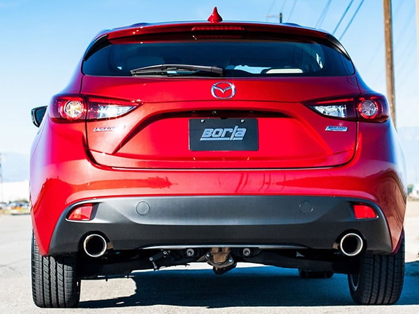 【Borla 正規品】Axle-Back アクスルバック エキゾーストシステム ステンレス マフラー 左右2本出し Sタイプ 11918 ステンレススチール シルバーチップ マツダ アクセラ BM系 / BY系 ボーラ