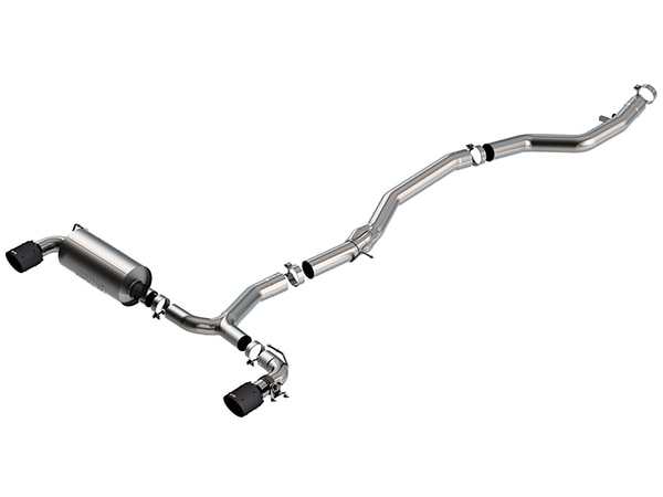 【Borla 正規品】Cat-Back キャタバック エキゾーストシステム ステンレス マフラー 左右2本出し ATAK 140826CFBA ステンレススチール トヨタ GRスープラ DB系 ボーラ