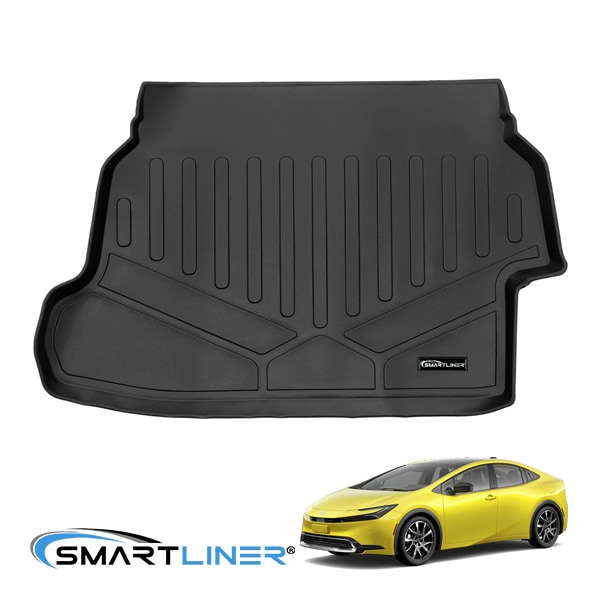 【SMARTLINER 正規品】専用設計 オールウェザー リアカーゴプロテクター カーゴマット ラゲッジマット カーゴライナー トランクマット SMARTLINERロゴプレート付 トヨタ プリウス 60系 スマートライナー