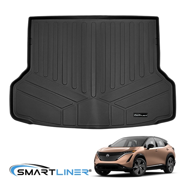 【SMARTLINER 正規品】専用設計 オールウェザー リアカーゴプロテクター カーゴマット ラゲッジマット カーゴライナー トランクマット SMARTLINERロゴプレート付 日産 アリア FE0系 スマートライナー