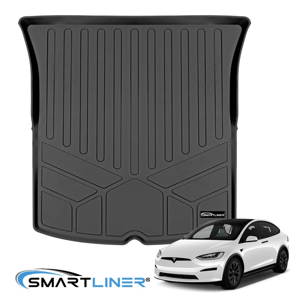 【SMARTLINER 正規品】専用設計 オールウェザー リアカーゴプロテクター カーゴマット ラゲッジマット カーゴライナー トランクマット SMARTLINERロゴプレート付 テスラ TSLA モデルY スマートライナー