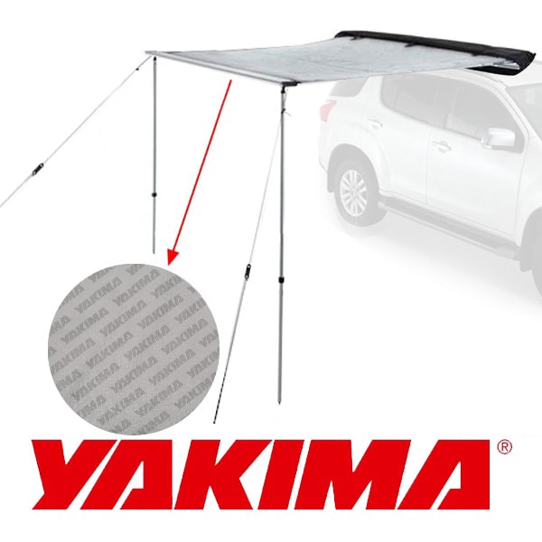 【YAKIMA 正規品】SlimShady スリムシャディーカーサイドオーニングキット  420Dポリコットン製 PUコーティング 防水 雨よけ サイズ 長約250cmx幅約250cm 重さ 約15kg ヤキマ ◇