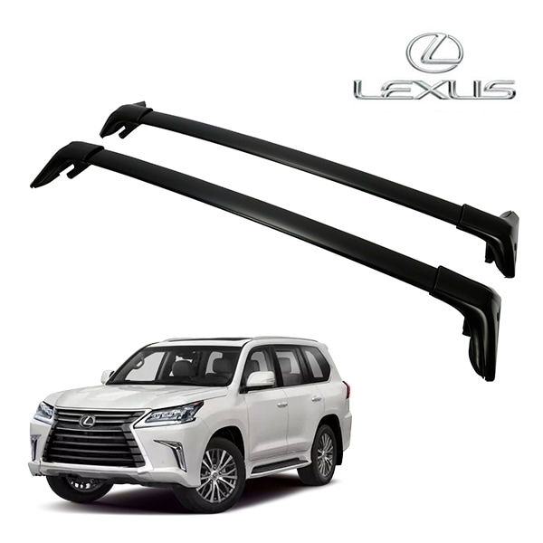 USレクサス純正 ルーフラック クロスバー 1台分 2本セット ルーフキャリア ベースキャリア ルーフバー フット LEXUS LX570 200系
