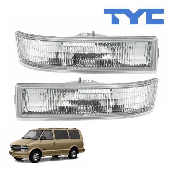 【TYC 正規品】95-05y シボレーアストロ フロント パークシグナルランプ ウインカーランプ 純正タイプ 左右セット