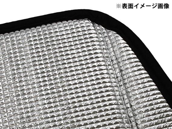 【SNAPSHADES 正規品】専用設計 フロント サンシェード シルバー 3層構造 吸盤不要 折りたたみ式 ケース付 08-19y フォード フィエスタ スナップシェード
