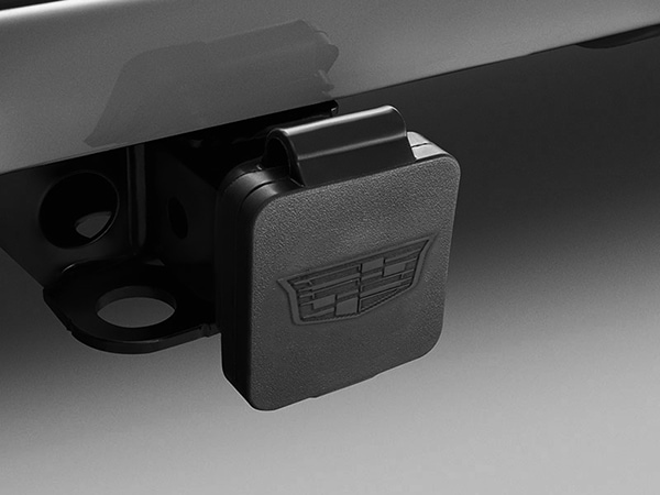 GM純正 ヒッチカバー 2インチ角 23436947 Cadillacクレストロゴ入 ヒッチレシーバー ヒッチメンバー ヒッチキャップ キャデラック 汎用 エスカレード SRX XT4 XT5 XT6 他