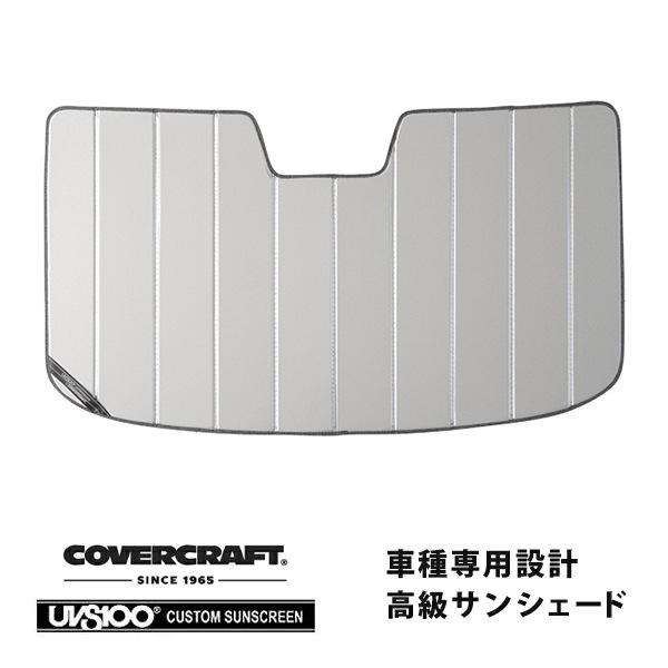 【CoverCraft 正規品】専用設計 サンシェード シルバー 吸盤不要 折りたたみ式 22y- ダッジ ラムピックアップ 1500/2500/3500 ハイルーフ カバークラフト［真夏もへたらない3層構造で断熱効果抜群］
