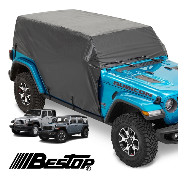 【BESTOP 正規品】オールウェザートレイルカバー ボディーカバー ブラック 81045-01 収納ケース付 ジープ JK ラングラー 4ドア車用 | JL ラングラー 4ドア車用 ベストップ