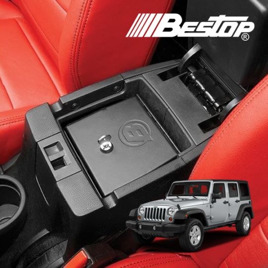 【BESTOP 正規品】ジープ JEEP JK ラングラー センターコンソールロックボックス キー2本付 4264301 べストップ