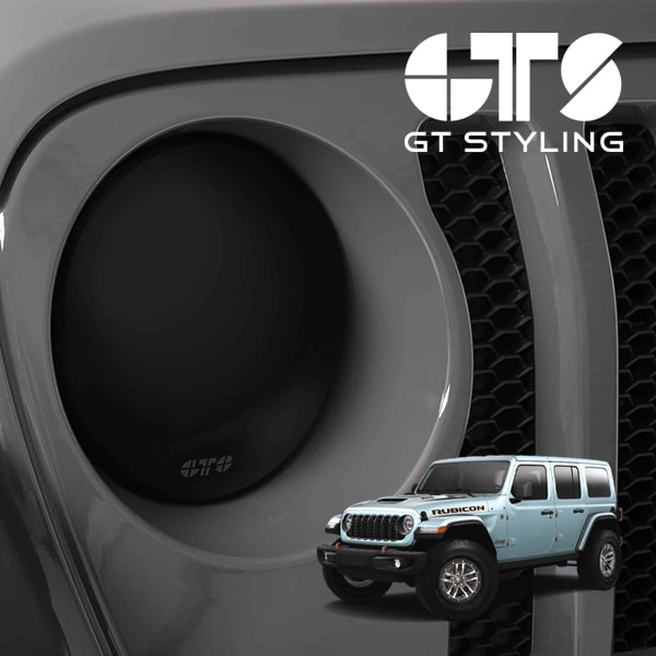 【GT STYLING 正規品】専用設計 スモーク ヘッドライトカバー ヘッドランプカバー 左右分セット アクリル 嵌め込み固定 ジープ JL ラングラー ジーティー スタイリング