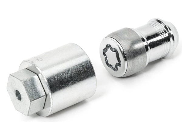 MOPAR純正 ホイールロックナット クローム M14 x 1.5 82215711 ホイール4本分+スペアタイヤ1本分 5本セット ジープ JL ラングラー | JT グラディエーター