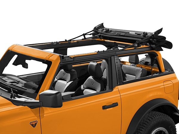 【BESTOP 正規品】Trektop トレックトップ スラントバック ブラックツイル 56872-17 ソフトトップ オープントップ ポリコットン 21y- フォード ブロンコ 2ドア