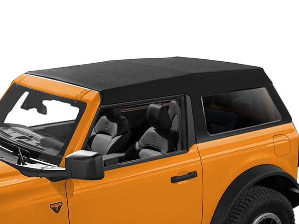 【BESTOP 正規品】Trektop トレックトップ スラントバック ブラックツイル 56872-17 ソフトトップ オープントップ ポリコットン 21y- フォード ブロンコ 2ドア