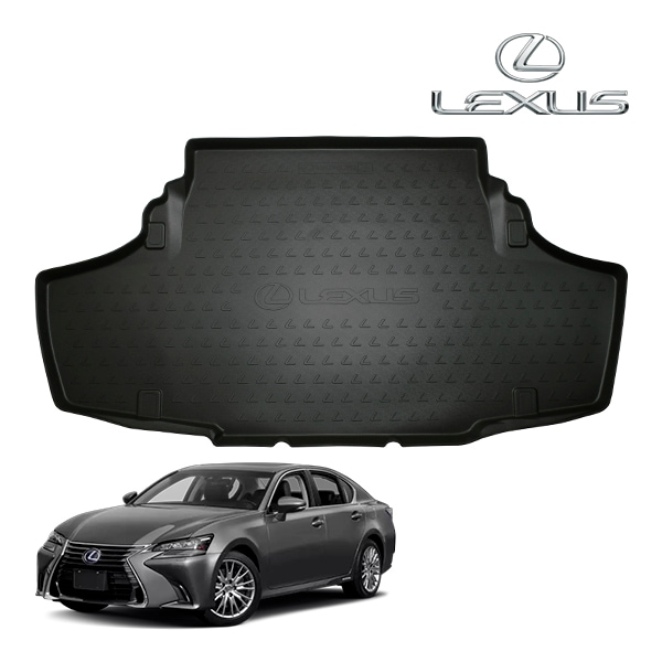 UKレクサス純正 LEXUS GS300h/GS450h 10系 平成24年3月-令和2年7月 オールウェザー リア カーゴプロテクター カーゴマット ラゲッジマット カーゴライナー トランクマット レクサスマーク ロゴ入 ブラック