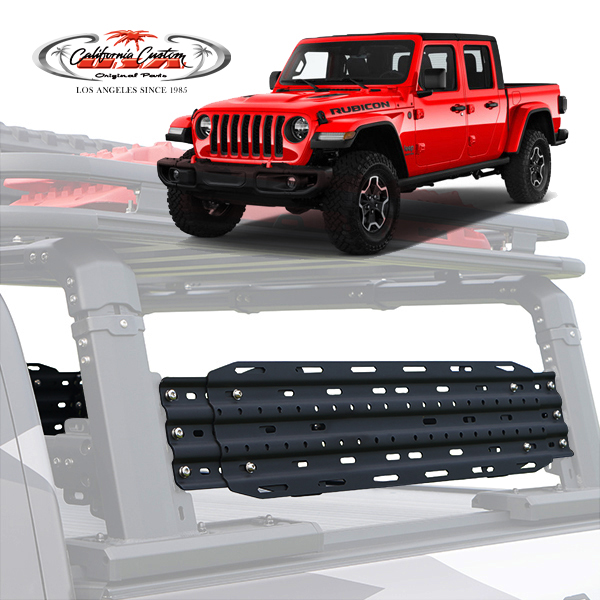 カリフォルニアカスタム ジープ JT グラディエーター オーバーハウル ルーフラック用 サイドパネル 左右分 2本セット ルーフキャリア ベースキャリア モールパネル