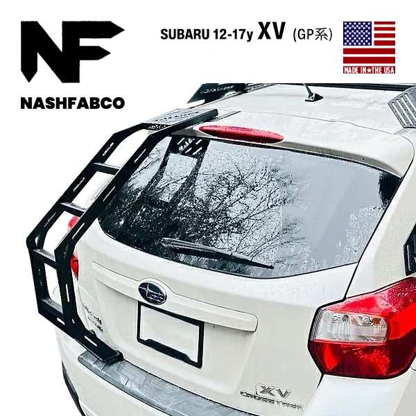 【NashFabCo 正規品】専用設計 フルラダー Ver.2 フルタイプ CNC アルミニウム製 マットブラックパウダーコート 高強度 スバル XV GP系