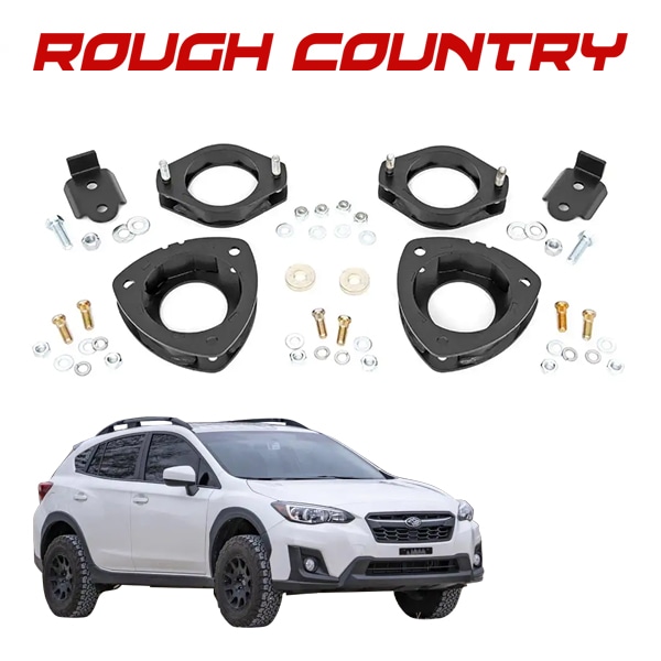 【ROUGH COUNTRY 正規品】リフトアップキット 2インチアップ 90300 ストラットエクステンション スタビライザーブラケット フロント リア 1台分 スバル XV GT系