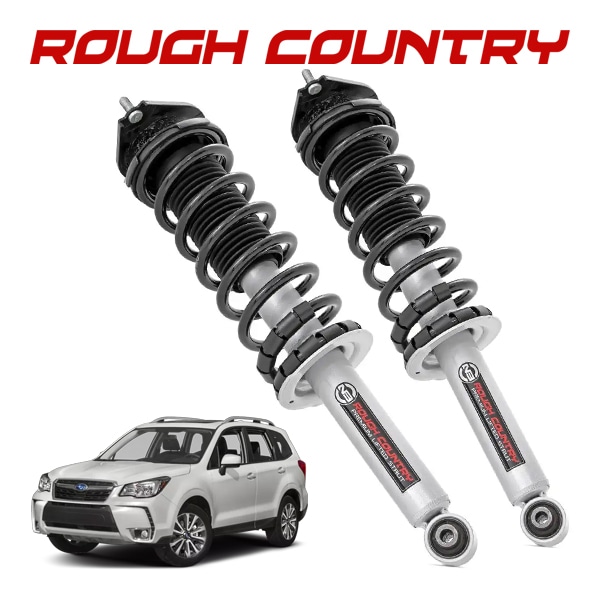 【ROUGH COUNTRY 正規品】ショックアブソーバー 2インチアップ 501108 リア 左右セット プレミアム N3 リフトストラット スバル フォレスター SJ系