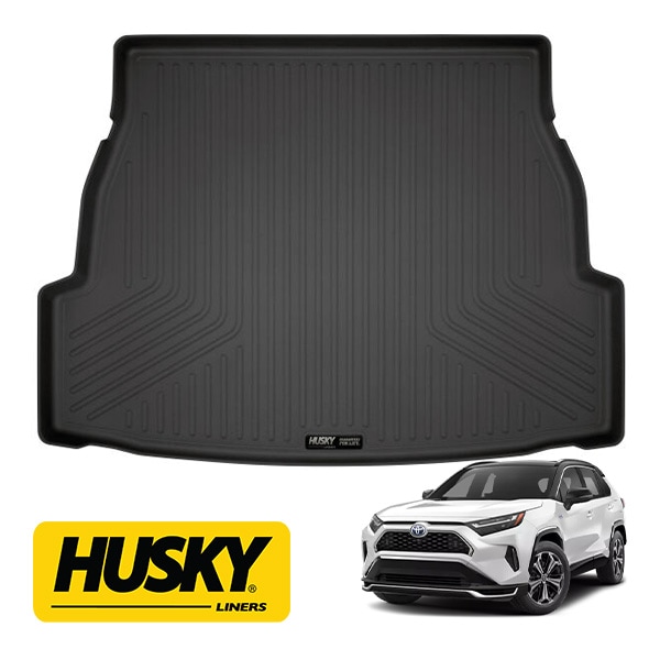 【HUSKY LINERS 正規品】WETHERBEATER オールウェザー リア カーゴライナー ラゲッジマット カーゴマット カーゴプロテクター ブラック 25501 トヨタ RAV4 50系 ハスキーライナーズ