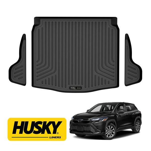 【HUSKY LINERS 正規品】WETHERBEATER オールウェザー リア カーゴライナー ラゲッジマット カーゴマット カーゴプロテクター ブラック 25291 トヨタ カローラクロス 10系 ハスキーライナーズ