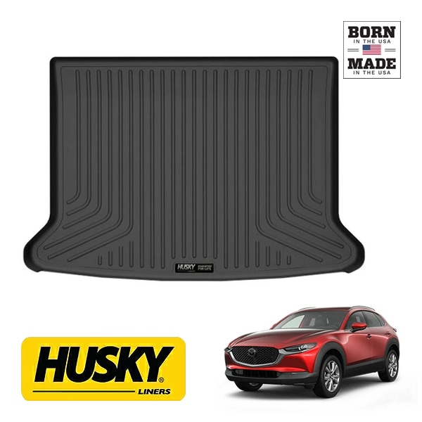 【HUSKY LINERS 正規品】WEATHERBEATER オールウェザー リア カーゴライナー ラゲッジマット カーゴマット カーゴプロテクター ブラック 28711 マツダ CX-30 DM系 ハスキーライナーズ