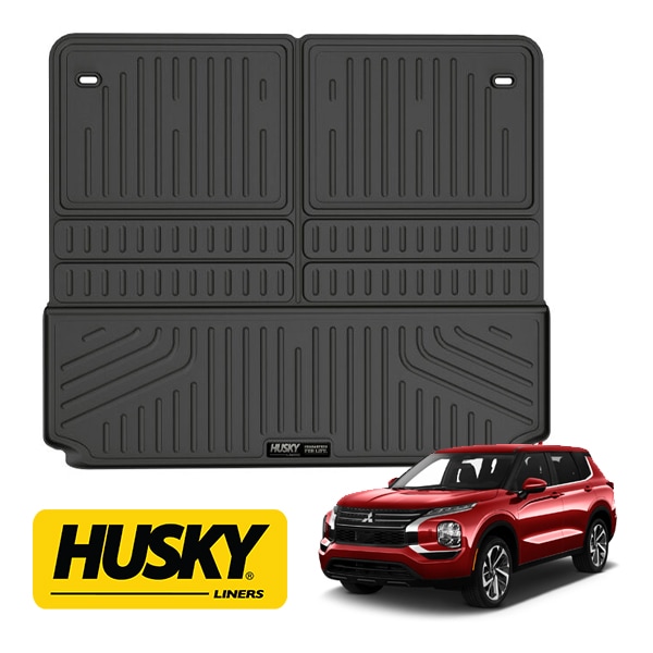 【HUSKY LINERS 正規品】WETHERBEATER オールウェザー リア カーゴライナー ラゲッジマット カーゴマット カーゴプロテクター ブラック 25191 三菱 アウトランダーPHEV GN系 ハスキーライナーズ