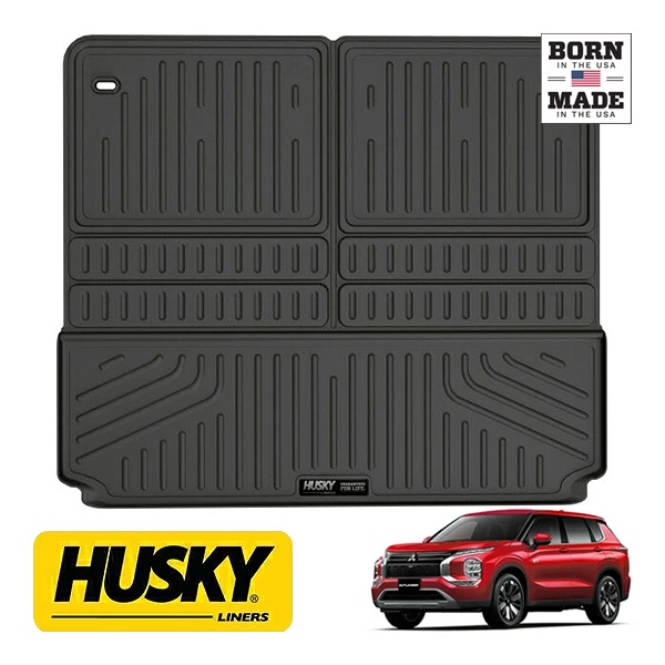 【HUSKY LINERS 正規品】WETHERBEATER オールウェザー リア カーゴライナー ラゲッジマット カーゴマット カーゴプロテクター ブラック 25191 三菱 アウトランダーPHEV GN系 ハスキーライナーズ