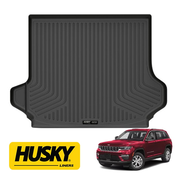 【HUSKY LINERS 正規品】WETHERBEATER オールウェザー リア カーゴライナー ラゲッジマット カーゴマット カーゴプロテクター ブラック 20431 22y- ジープ グランドチェロキー WL ハスキーライナーズ