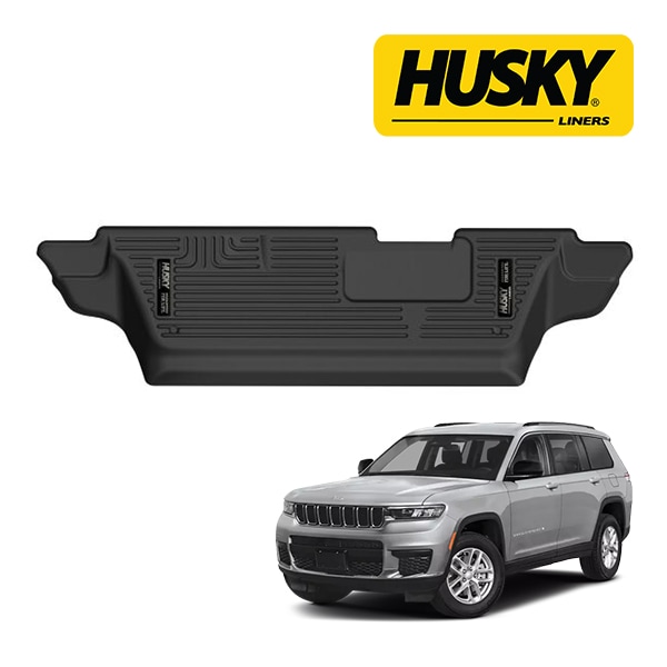 【HUSKY LINERS 正規品】X-act Contour オールウェザーフロアマット ラバーマット ブラック 50641 リア 3列目 サードシート 21y- ジープ グランドチェロキーL WL ハスキーライナーズ