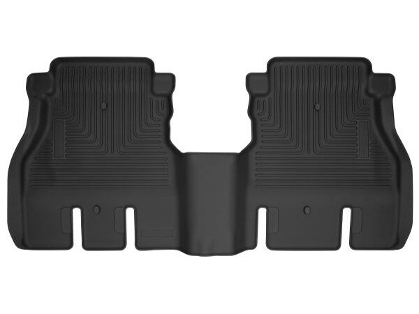 【HUSKY LINERS 正規品】X-act Contour オールウェザーフロアマット ラバーマット ブラック 54631 リア 2列目 後部座席 セカンドシート ジープ JL ラングラー4ドア ハスキーライナーズ