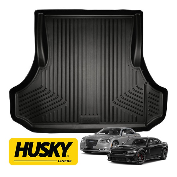 【HUSKY LINERS 正規品】WETHERBEATER オールウェザー トランクライナー ラゲッジマット カーゴマット カーゴプロテクター ブラック 40031 11-22y クライスラー 300 | 11-23 ダッジ チャージャー ハスキーライナーズ