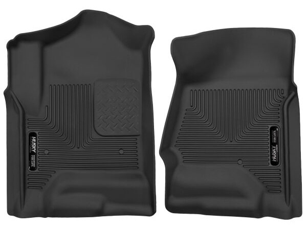 【HUSKY LINERS 正規品】X-act Contour オールウェザーフロアマット ラバーマット ブラック 53111 フロント 1列目 左右分セット 15-20y キャデラック エスカレード | 15-20y シボレー サバーバン タホ | 15-20y GMC ユーコン ハスキーライナーズ