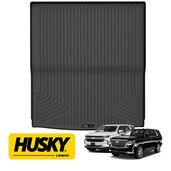 【HUSKY LINERS 正規品】WETHERBEATER オールウェザー リア カーゴライナー ラゲッジマット カーゴマット カーゴプロテクター ブラック 28291 21y- キャデラック エスカレード | 21y- シボレー タホ | 21y- GMC ユーコン ハスキーライナーズ