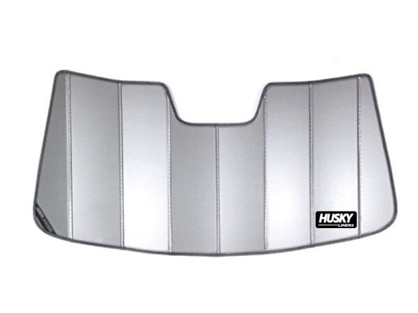 【HUSKY LINERS 正規品】専用設計 CUSTOM FIT フロント サンシェード シルバー 97014 3層構造 吸盤不要 折りたたみ式 トヨタ 22y- タンドラ | 23y- セコイア ハスキーライナーズ