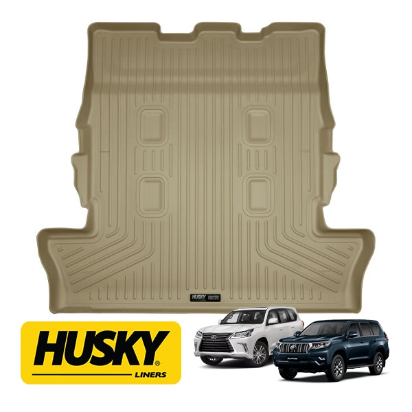 【HUSKY LINERS 正規品】WETHERBEATER オールウェザー リア カーゴライナー ラゲッジマット カーゴマット カーゴプロテクター タン 25343 トヨタ ランドクルーザー ランクル プラド 150系 TRJ150W | レクサス LX570 ハスキーライナーズ