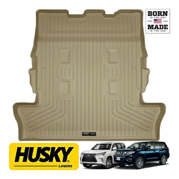 【HUSKY LINERS 正規品】WEATHERBEATER オールウェザー リア カーゴライナー ラゲッジマット カーゴマット カーゴプロテクター タン 25343 トヨタ ランドクルーザー ランクル プラド 150系 TRJ150W | レクサス LX570 ハスキーライナーズ