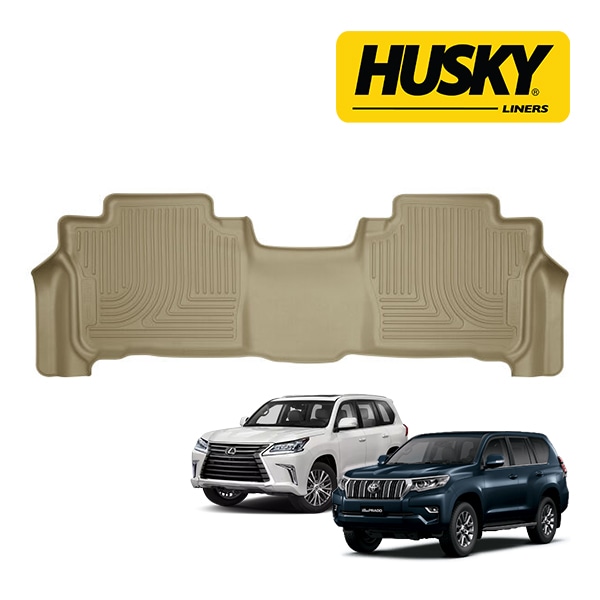【HUSKY LINERS 正規品】WETHERBEATER オールウェザーフロアマット ラバーマット タン 14093 リア 2列目 後部座席 セカンドシート トヨタ ランドクルーザー ランクル プラド 150系 TRJ150W | レクサス LX570 ハスキーライナーズ