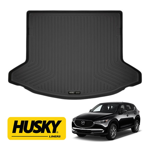 【HUSKY LINERS 正規品】WETHERBEATER オールウェザー リア カーゴライナー ラゲッジマット カーゴマット カーゴプロテクター ブラック 28641 マツダ CX-5 KF系 前期 ハスキーライナーズ